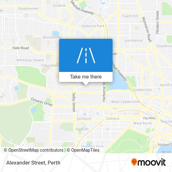 Alexander Street map