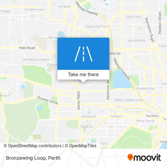 Mapa Bronzewing Loop