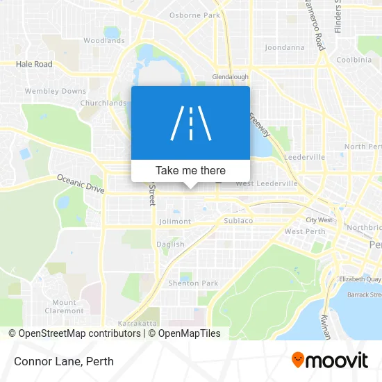 Mapa Connor Lane