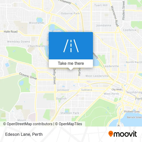 Mapa Edeson Lane