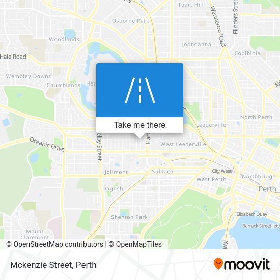 Mckenzie Street map