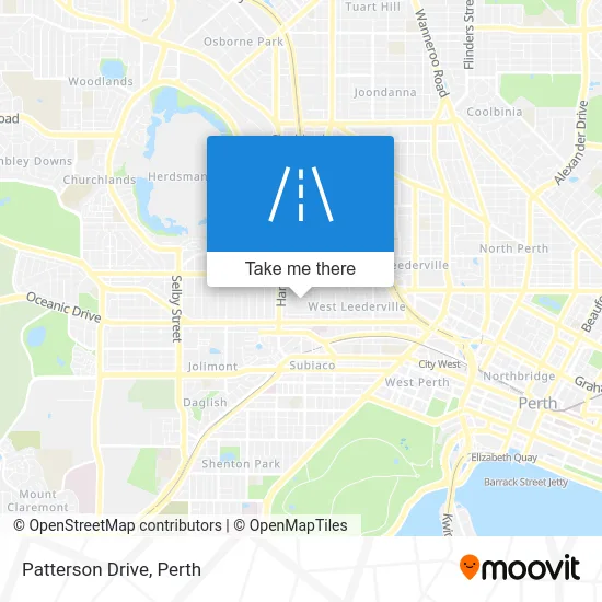 Mapa Patterson Drive
