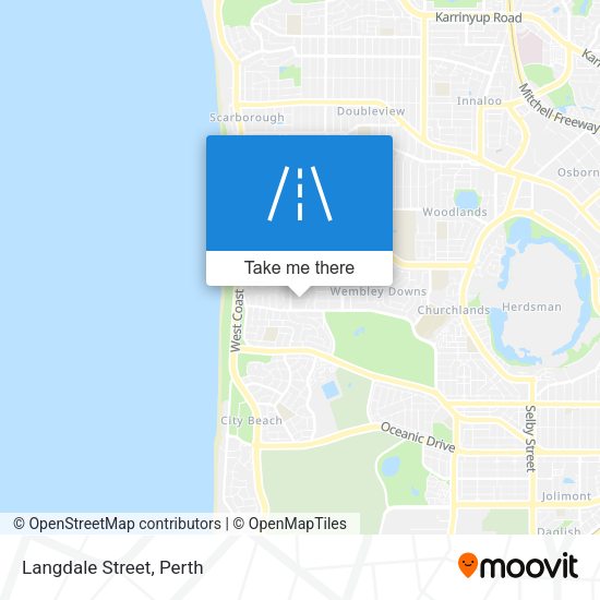 Langdale Street map