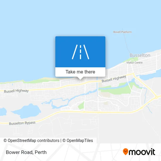 Mapa Bower Road