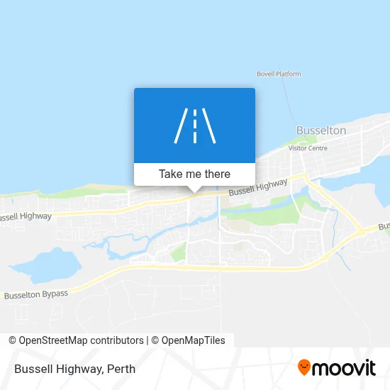 Mapa Bussell Highway