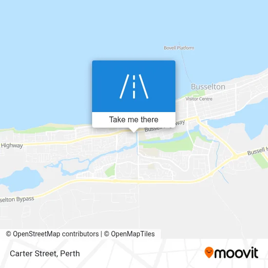 Mapa Carter Street