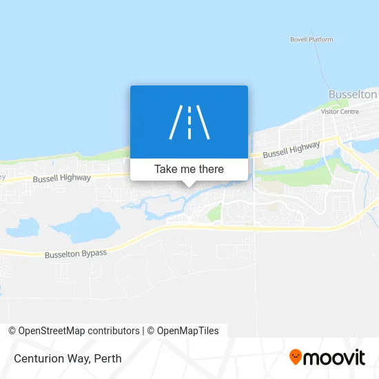 Mapa Centurion Way