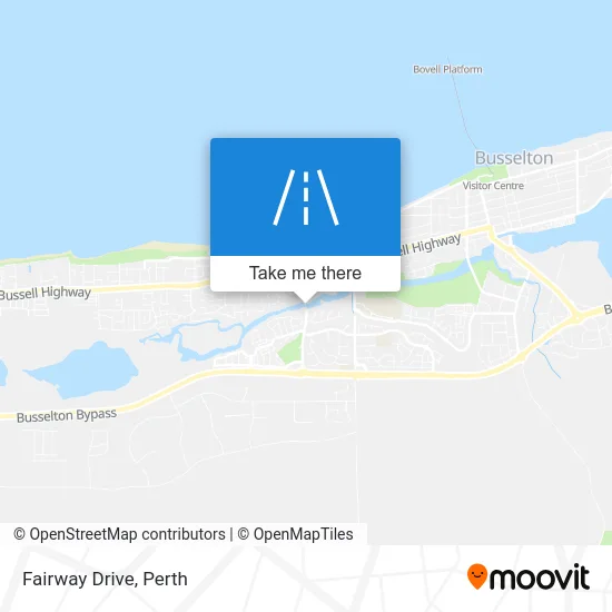 Mapa Fairway Drive
