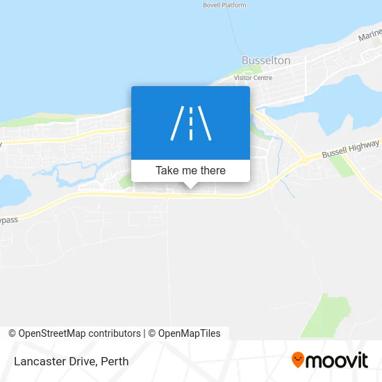 Mapa Lancaster Drive