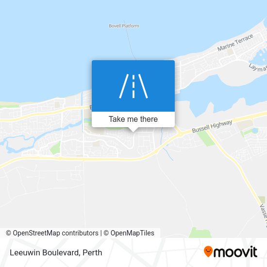 Leeuwin Boulevard map