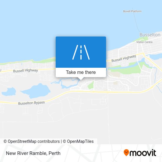 New River Ramble map