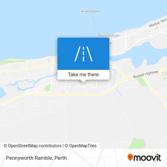 Pennyworth Ramble map