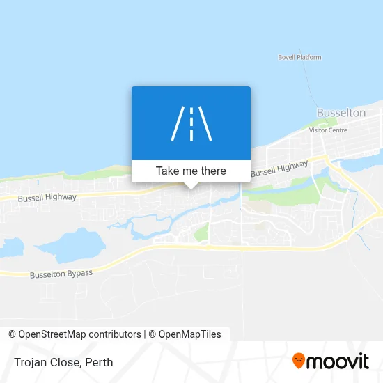 Mapa Trojan Close