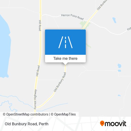 Old Bunbury Road map