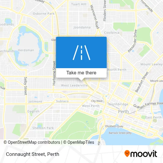 Mapa Connaught Street