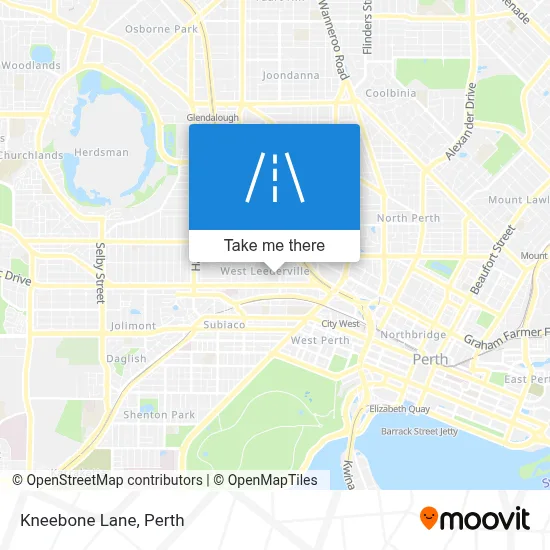 Mapa Kneebone Lane