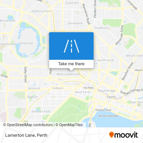 Mapa Lamerton Lane