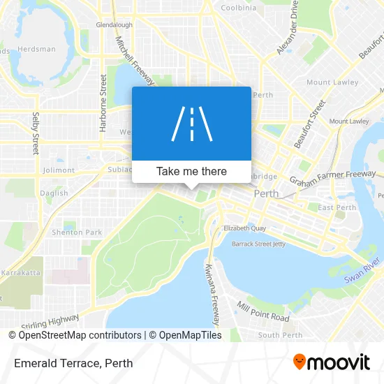 Mapa Emerald Terrace