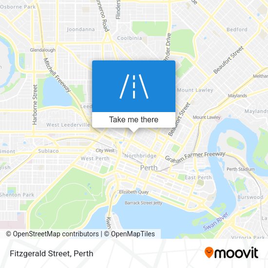 Fitzgerald Street map