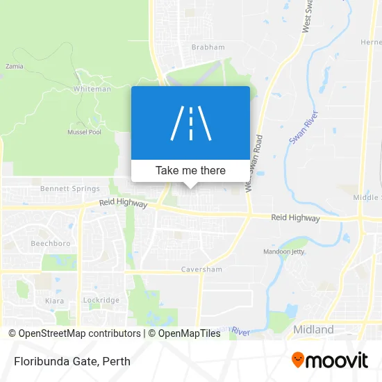 Mapa Floribunda Gate