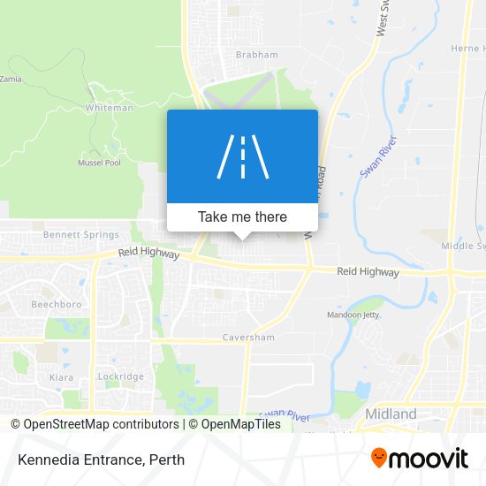 Kennedia Entrance map