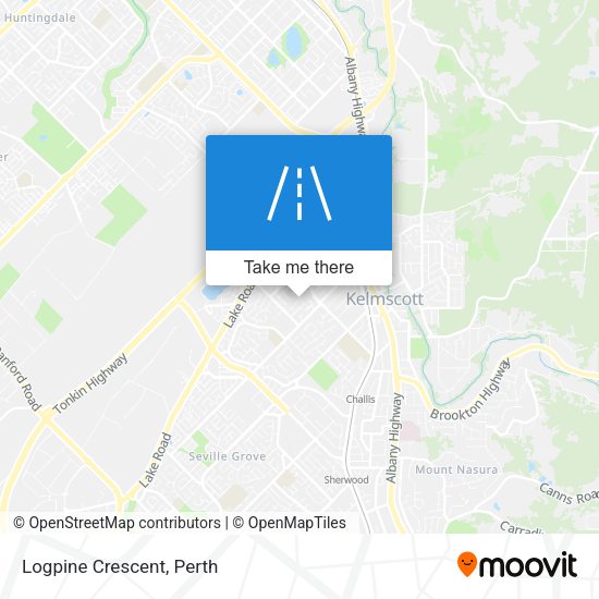 Logpine Crescent map