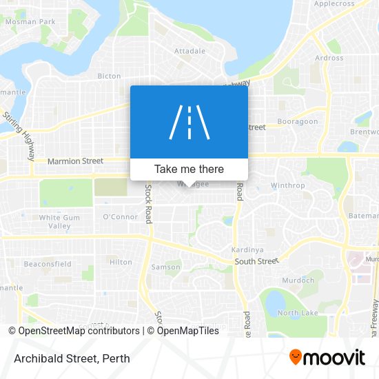 Archibald Street map