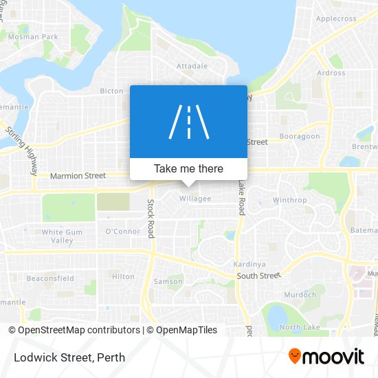 Lodwick Street map