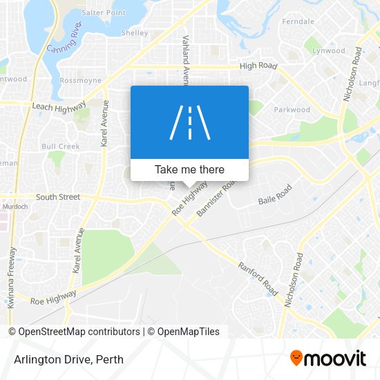Arlington Drive map