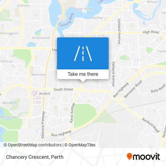 Chancery Crescent map