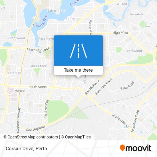 Corsair Drive map