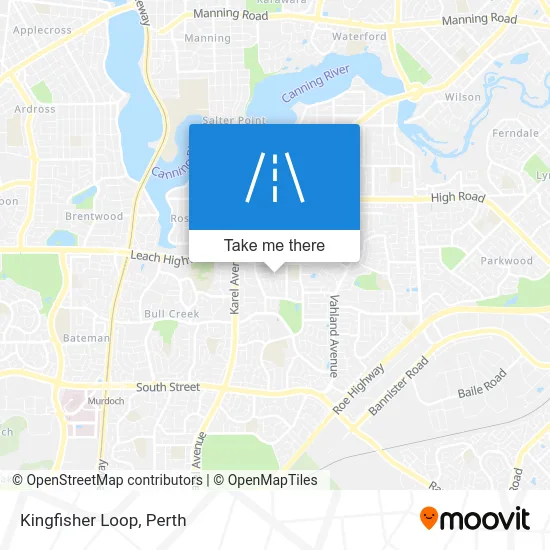 Mapa Kingfisher Loop