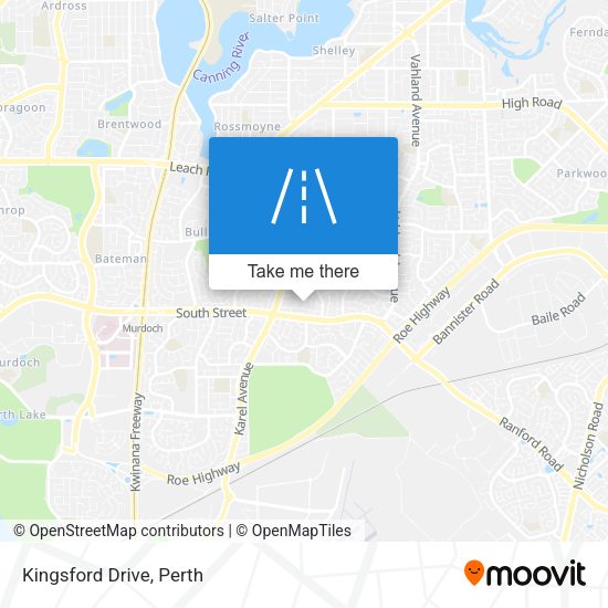 Kingsford Drive map