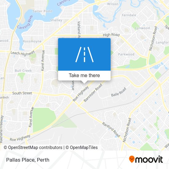 Pallas Place map