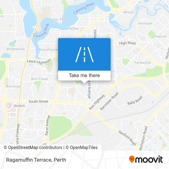 Mapa Ragamuffin Terrace