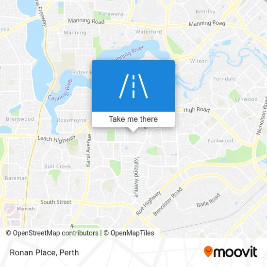Mapa Ronan Place