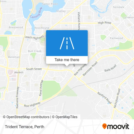 Mapa Trident Terrace