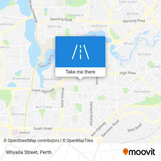 Mapa Whyalla Street