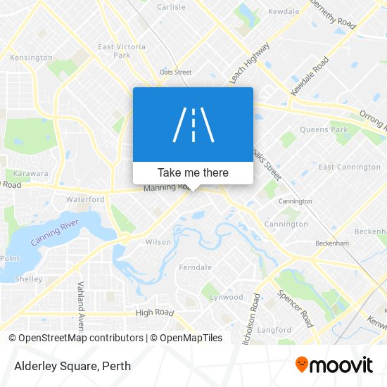 Alderley Square map