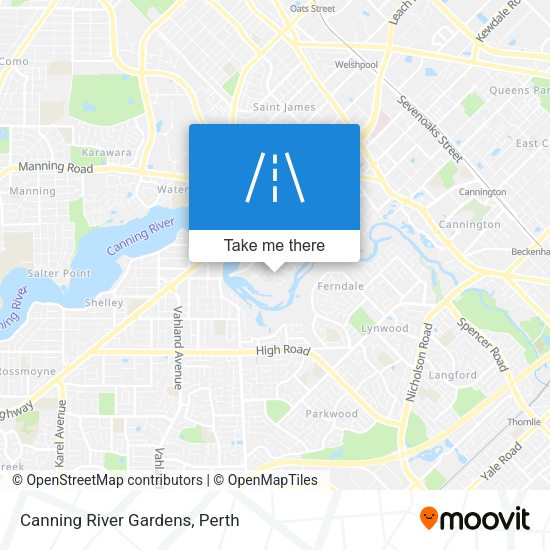 Canning River Gardens map