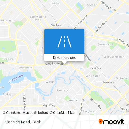 Manning Road map