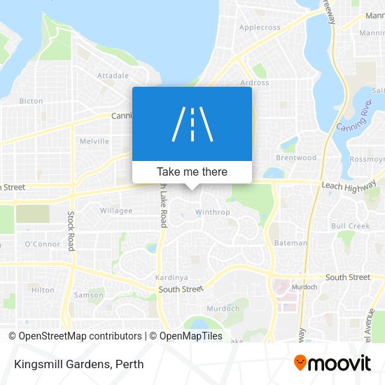 Kingsmill Gardens map