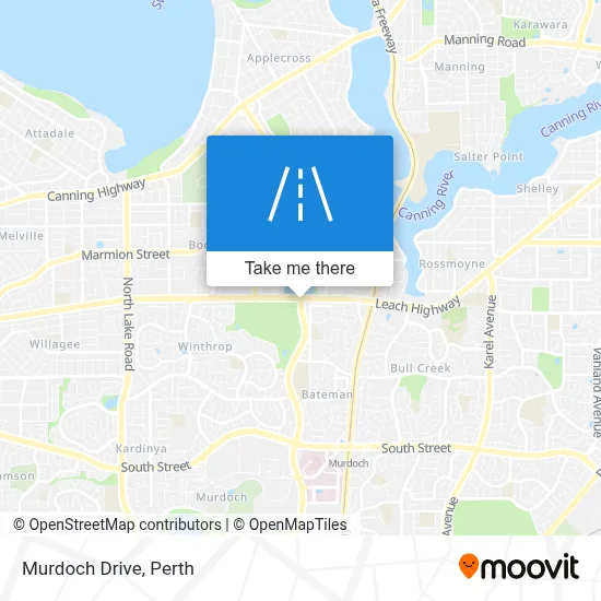 Mapa Murdoch Drive
