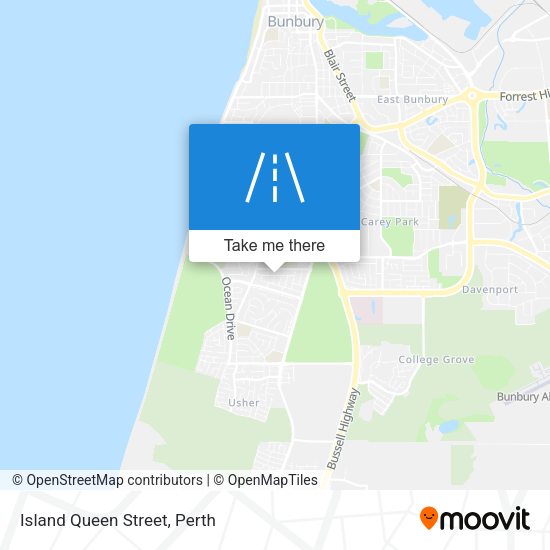 Island Queen Street map