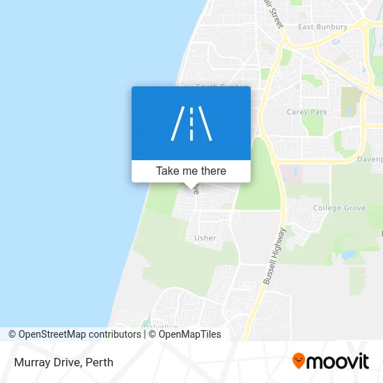 Mapa Murray Drive
