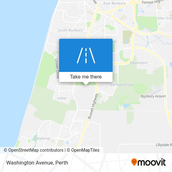 Washington Avenue map