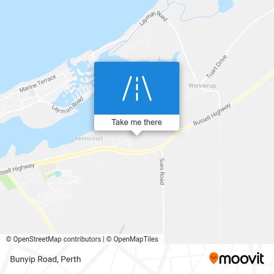 Mapa Bunyip Road