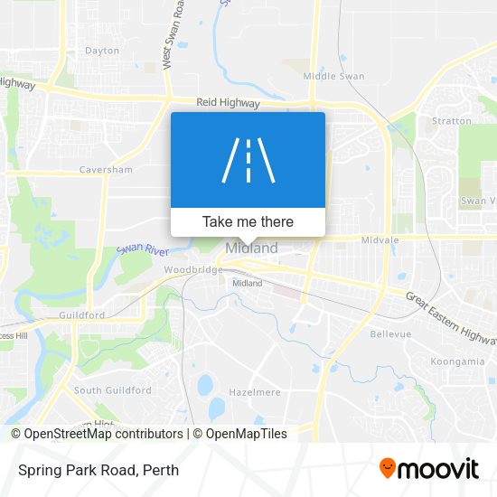 Spring Park Road map