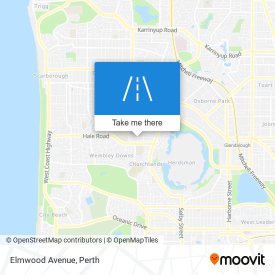 Elmwood Avenue map