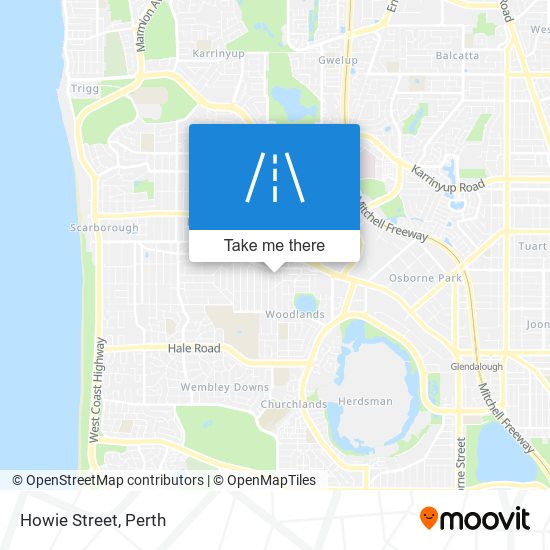 Howie Street map